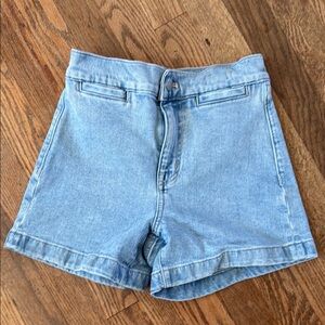 Madewell Emmett Shorts in Light Blue Sz 23